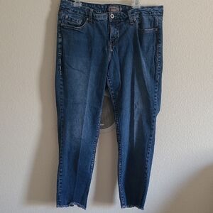 Torrid Cropped Boyfriend Women's Blue Jeans Size 16